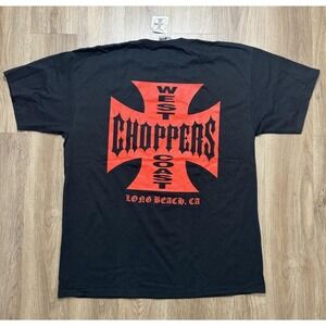 Vintage Y2K West Coast Choppers Long Beach, CA As Seen On TV T Shirt Size XL